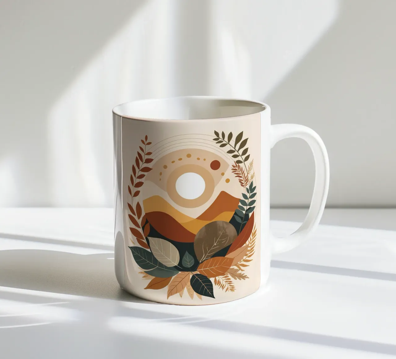 Desert Sunset Serenity tazza in ceramica da Artistic-shop