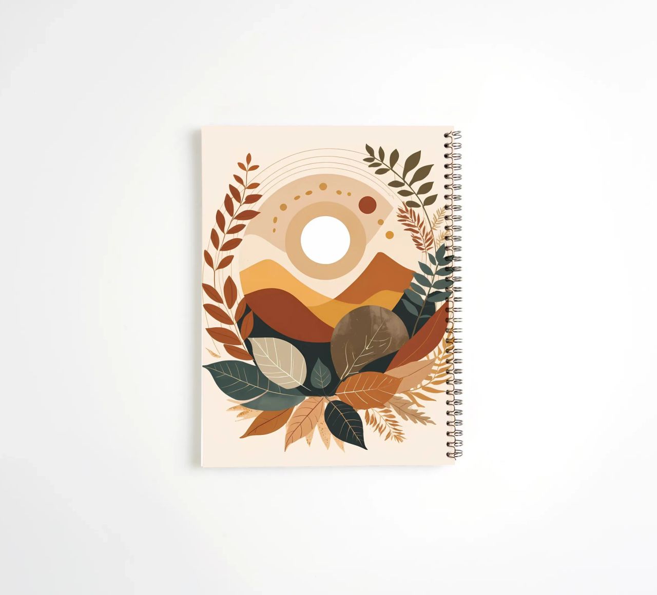Desert Sunset Serenity cuaderno de espiral de Artistic-shop