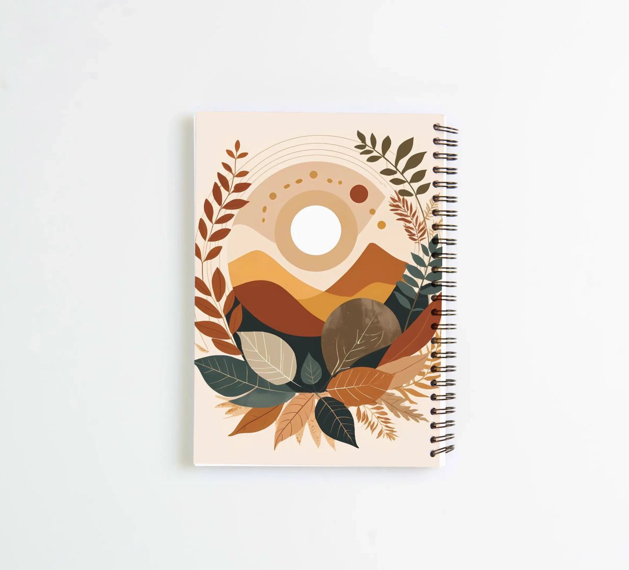 Desert Sunset Serenity cuaderno de espiral de Artistic-shop
