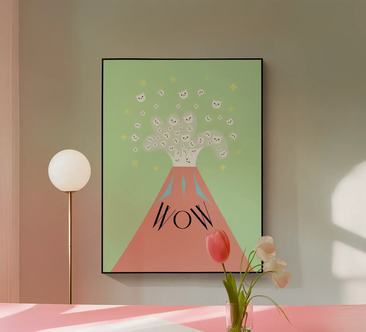 WOW - Cat Mountain plexiglass da natural neutral