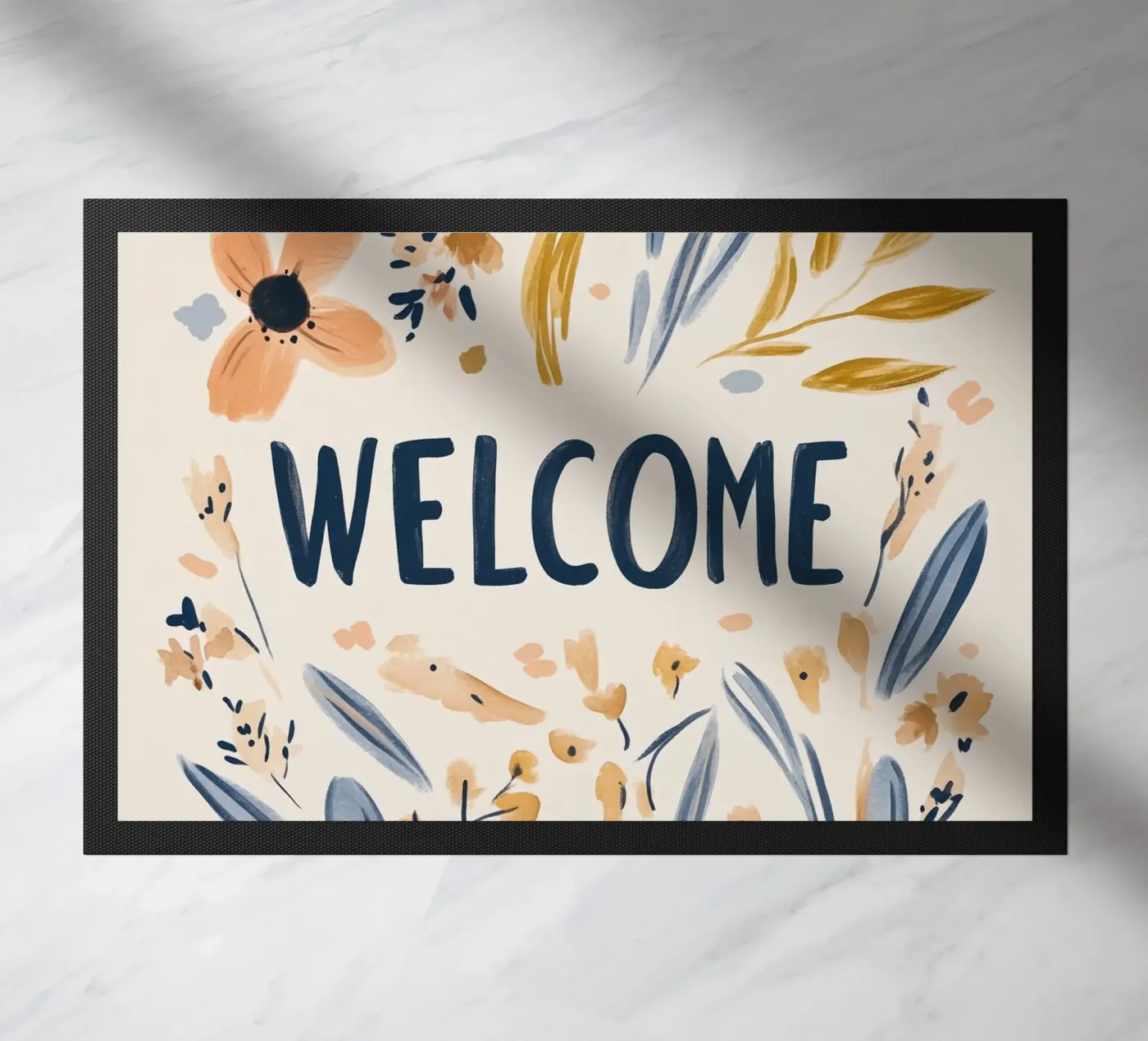 Welcome (Version 1) doormat by treechild