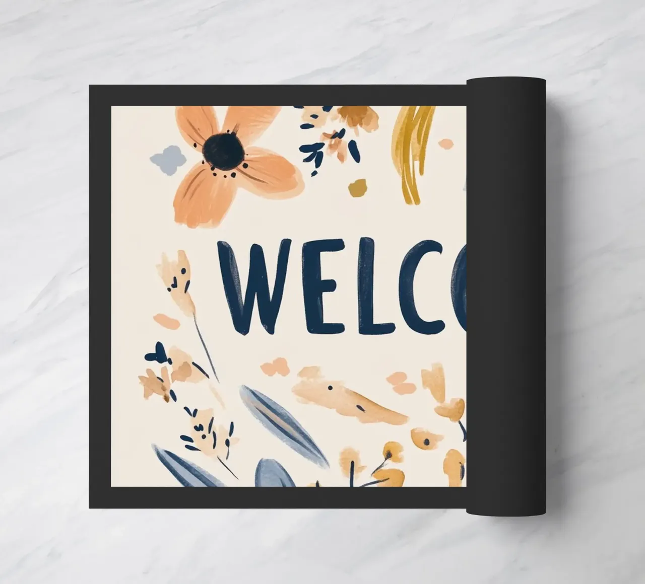 Welcome (Version 1) Fußmatte von treechild