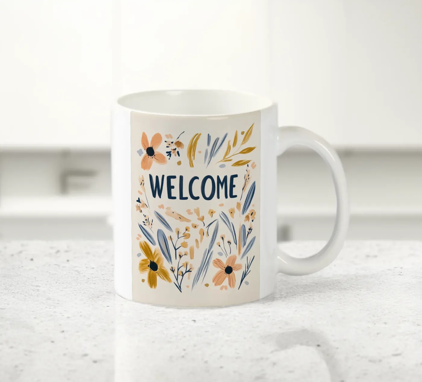 Welcome (Version 1) ceramic mug by treechild