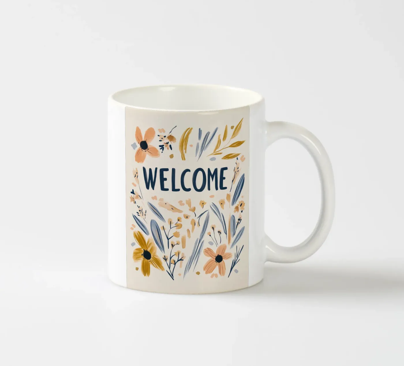 Welcome (Version 1) ceramic mug by treechild