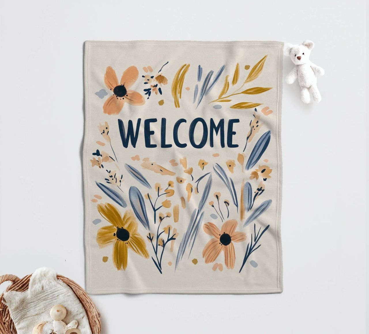 Welcome (Version 1) coperta in pile da treechild