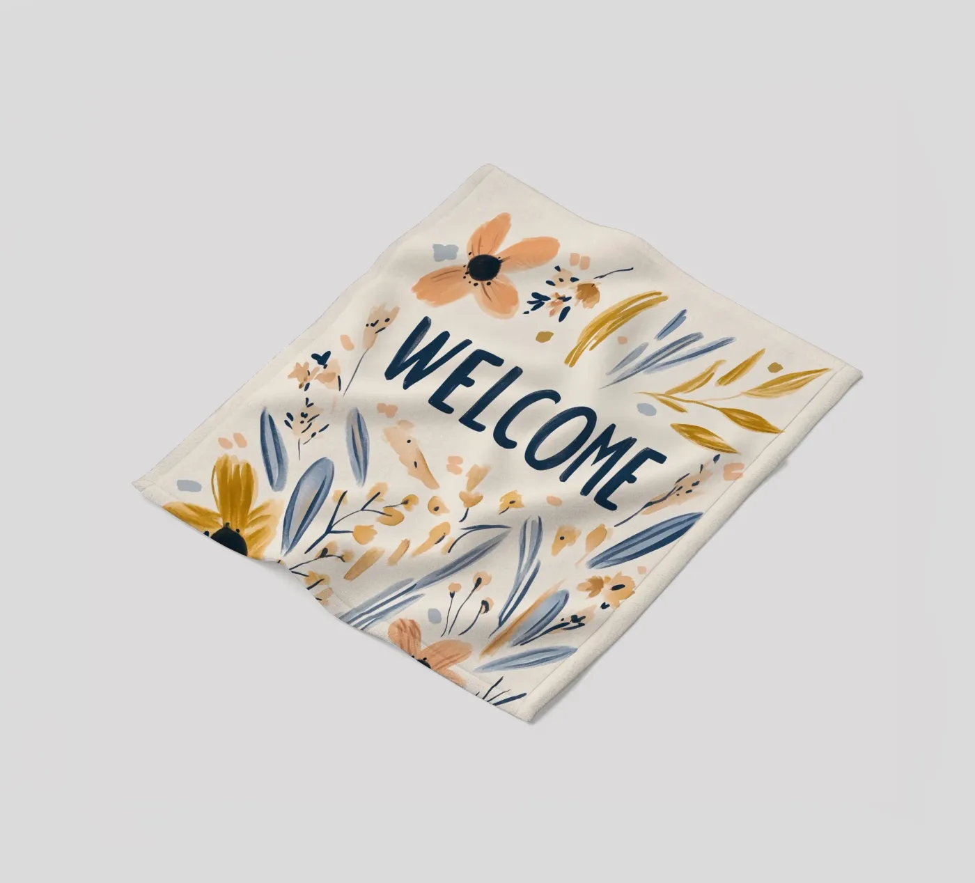 Welcome (Version 1) Fleecedecke von treechild