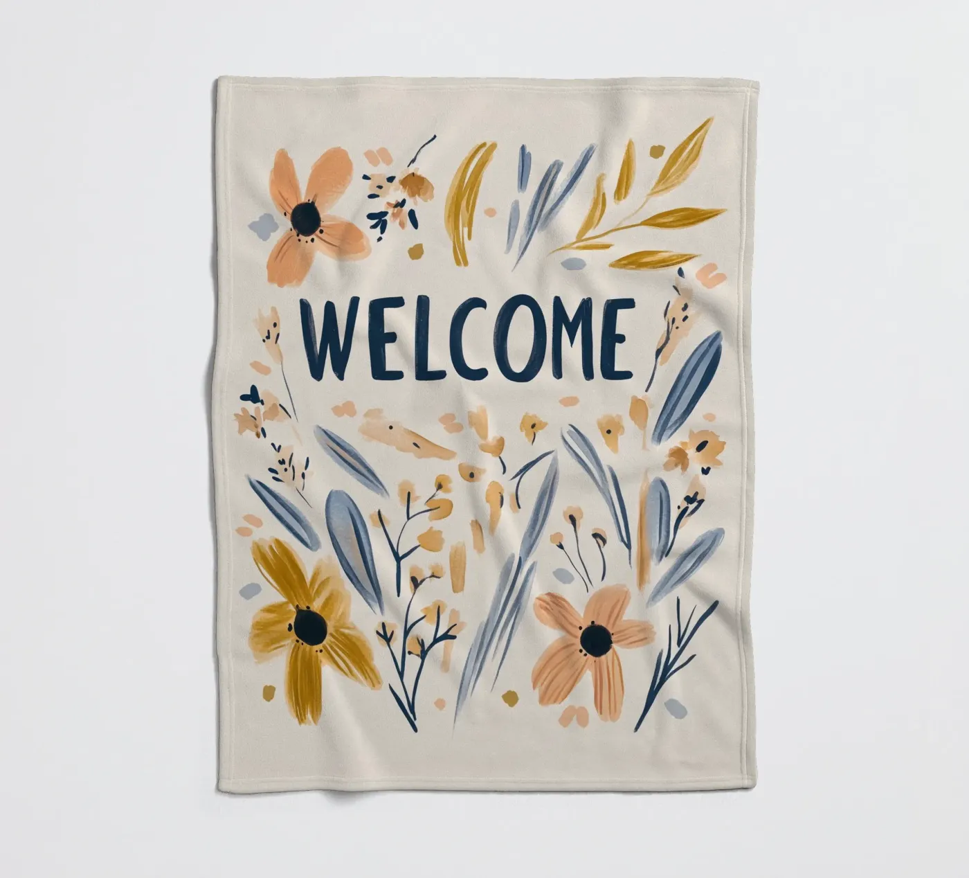 Welcome (Version 1) Fleecedecke von treechild