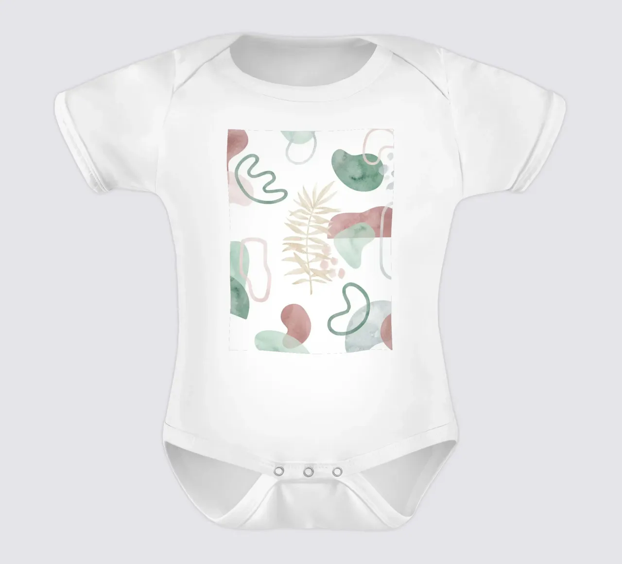 Motif de palmier abstrait - Botanique moderne body bébé de Whole©
