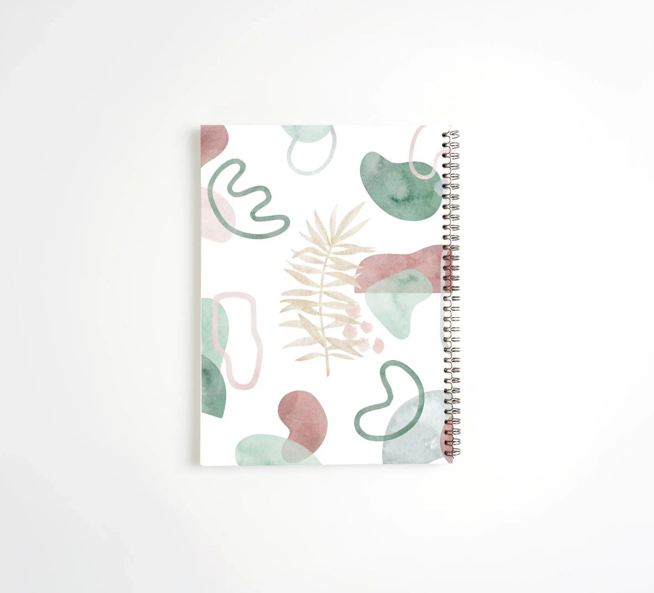 Abstract palm tree pattern - Modern botany spiral notebook by Whole©