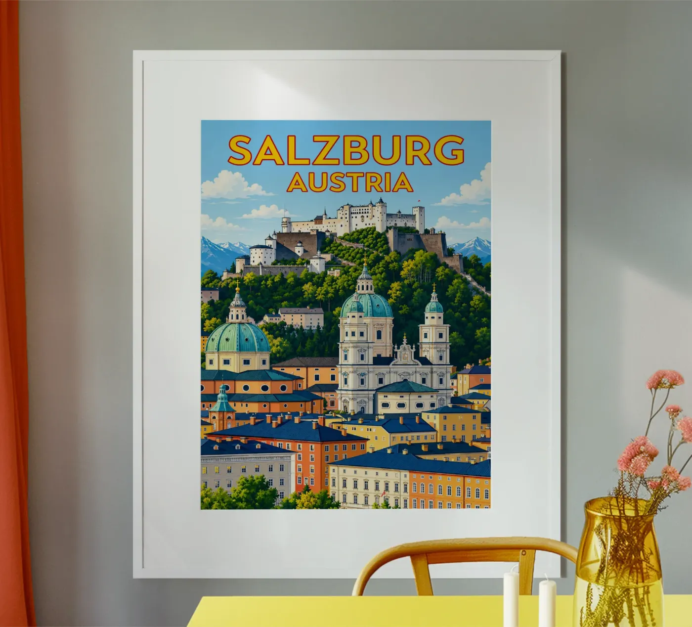 Salisburgo, Austria poster da Allghaniz