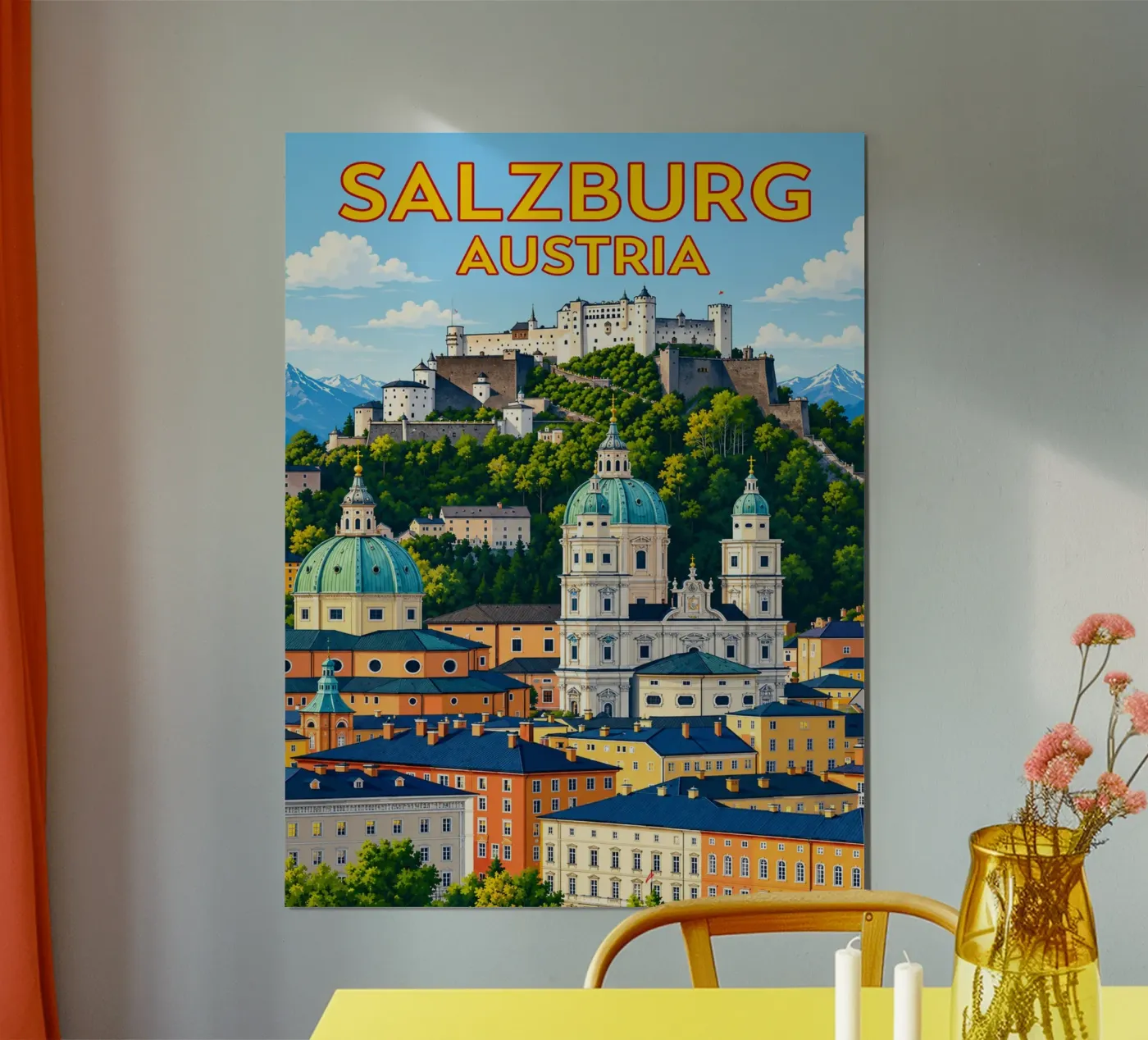 Salisburgo, Austria poster da Allghaniz