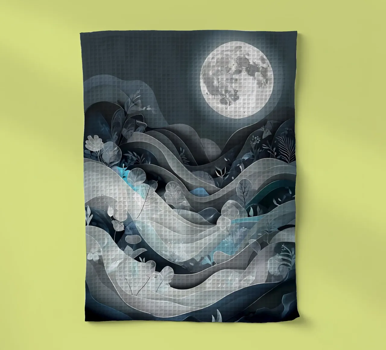 Clair de lune serein torchon de Artistic-shop