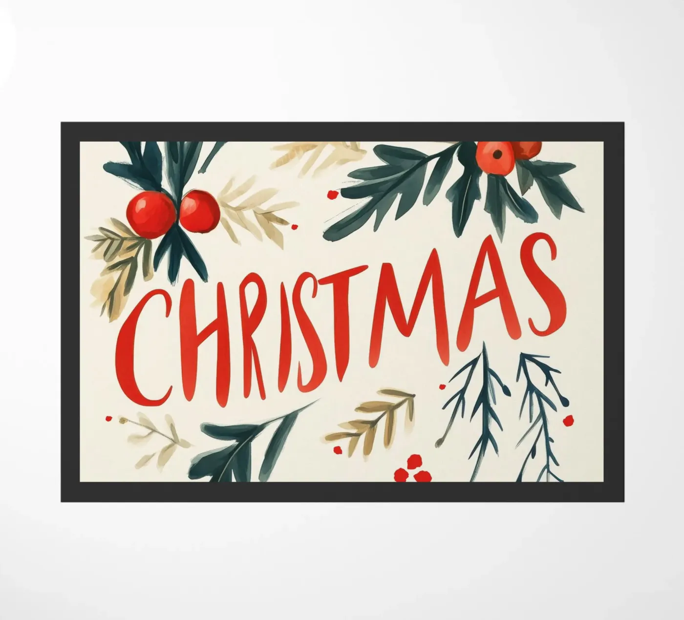 Christmas deurmat van treechild