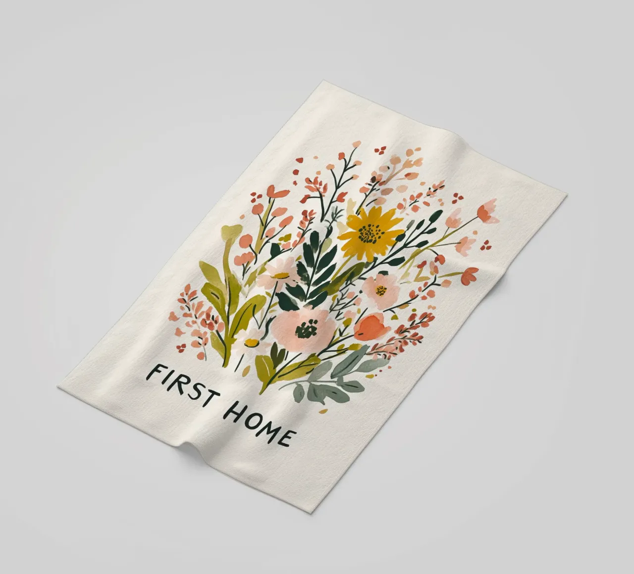 First Home (Version 1) beach towel by treechild