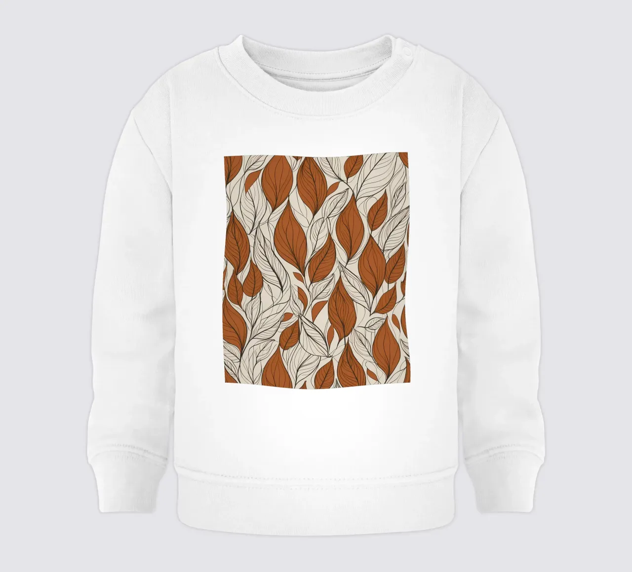 Foglia autunnale felpa neonato da Artistic-shop