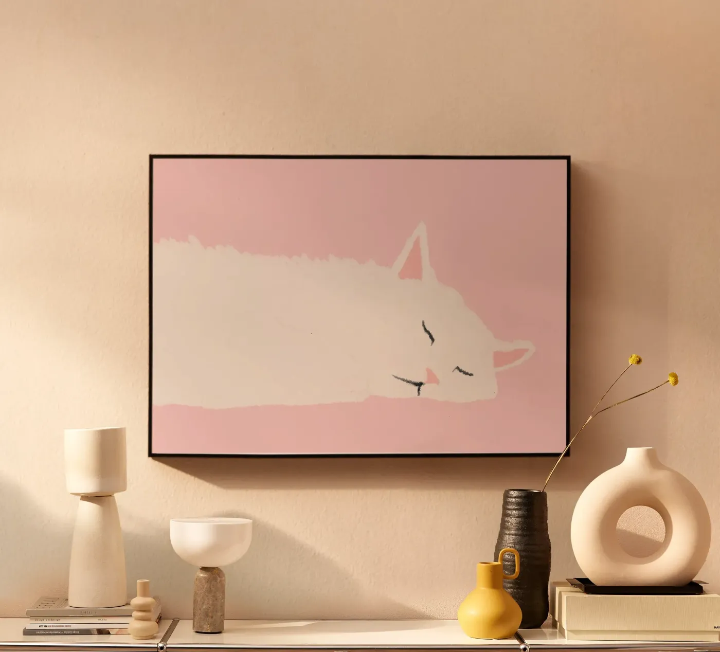 gatto che dorme plexiglass da annaamabella