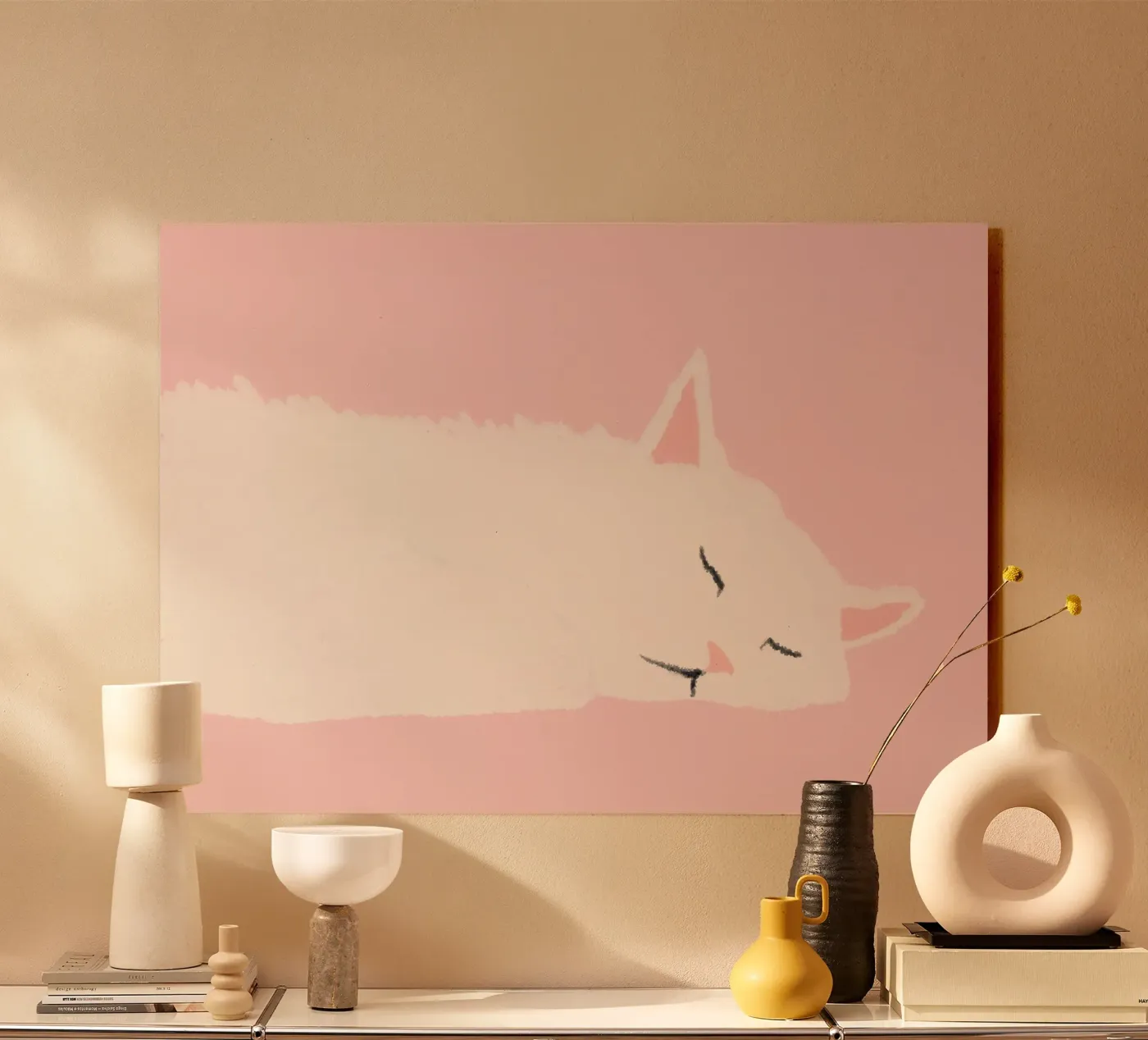gatto che dorme plexiglass da annaamabella