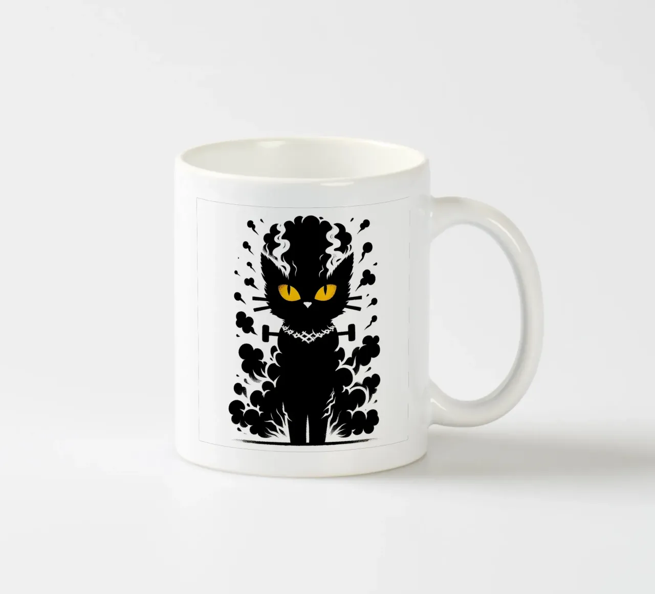 La sposa del gatto di Frankenstein tazza in ceramica da ARTOMATIC
