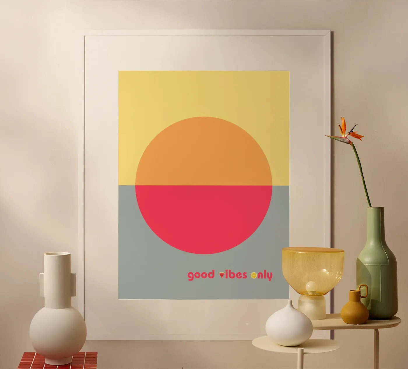 Good Vibes Only poster da https://www.juniqe.com/de/shop/kernform