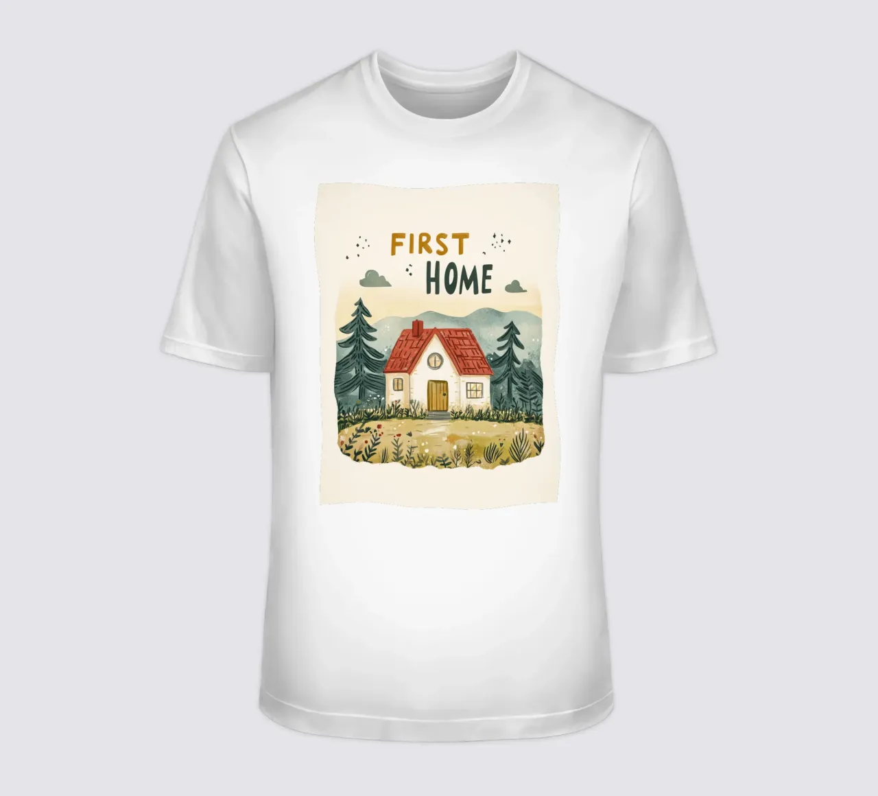 First Home (Version 2) t-shirt da treechild
