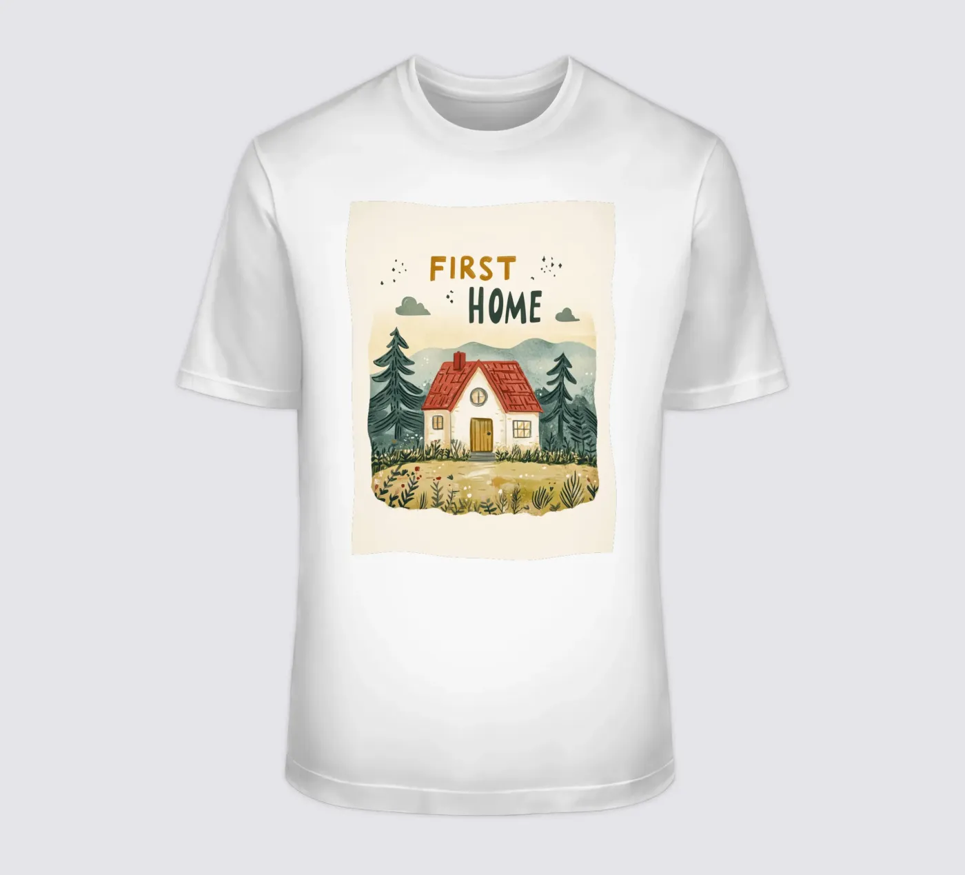 First Home (Version 2) t-shirt da treechild