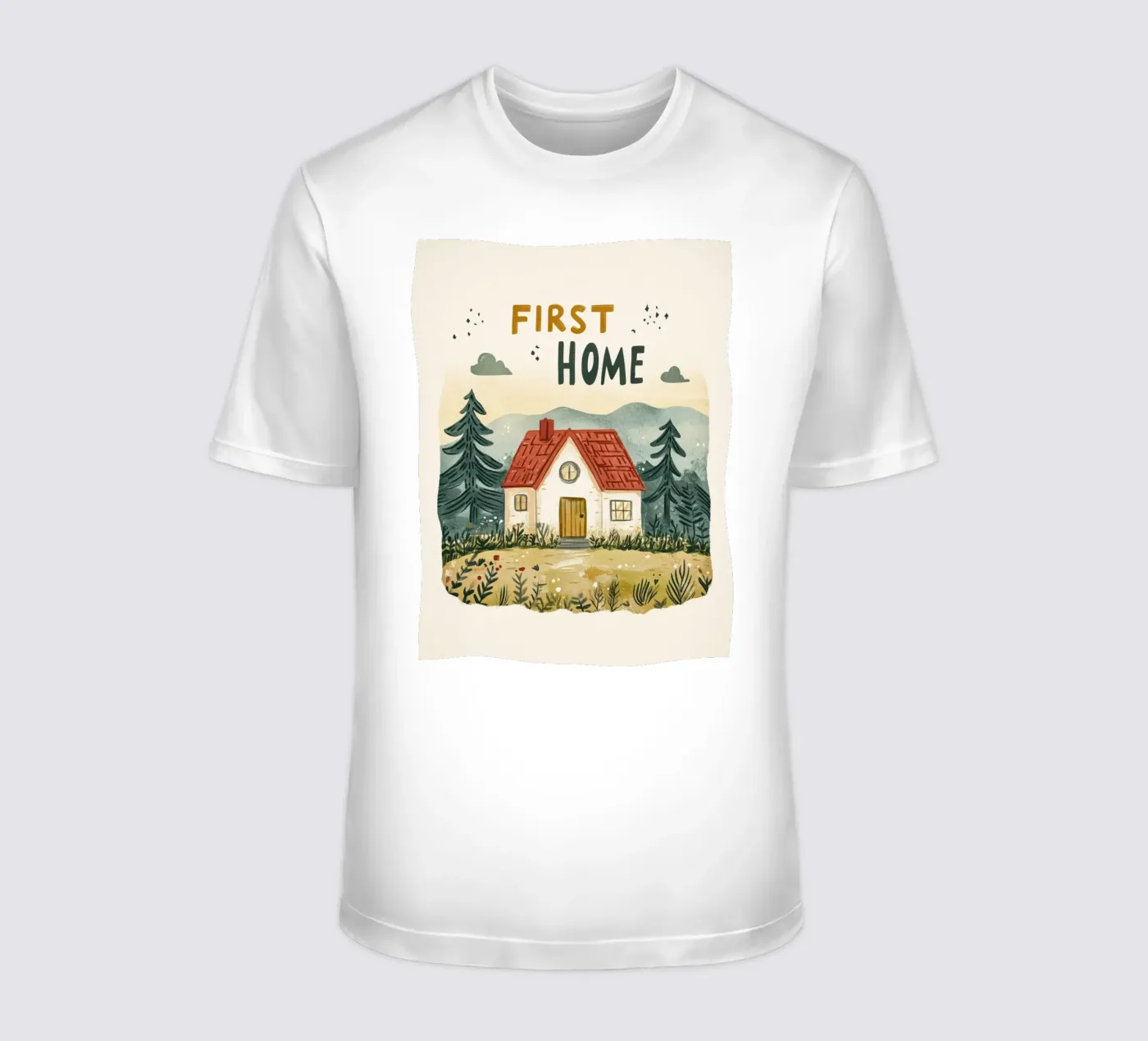 First Home (Version 2) t-shirt da treechild