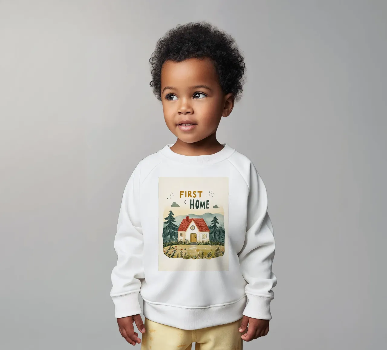 First Home (Version 2) felpa neonato da treechild