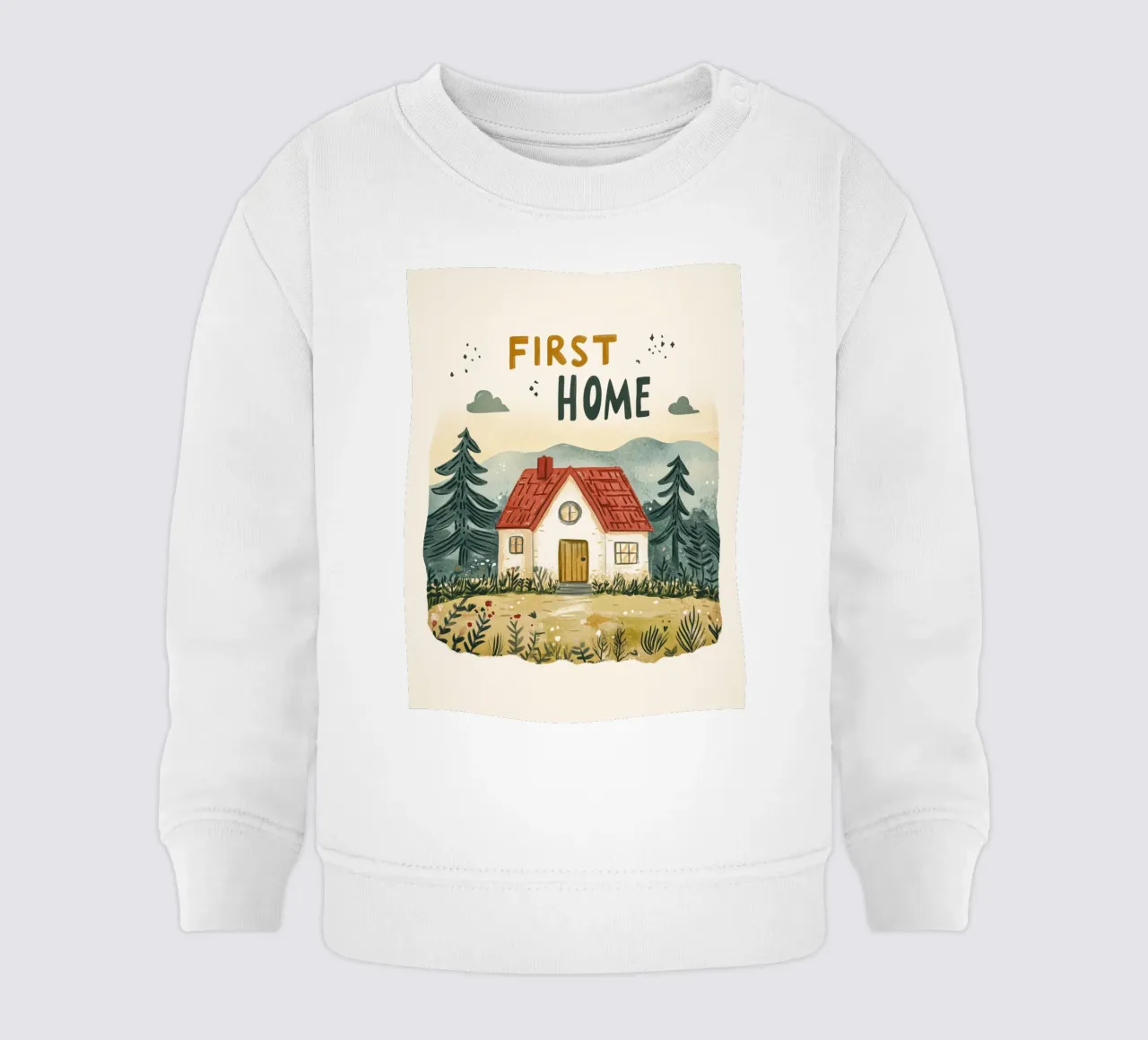 First Home (Version 2) felpa neonato da treechild