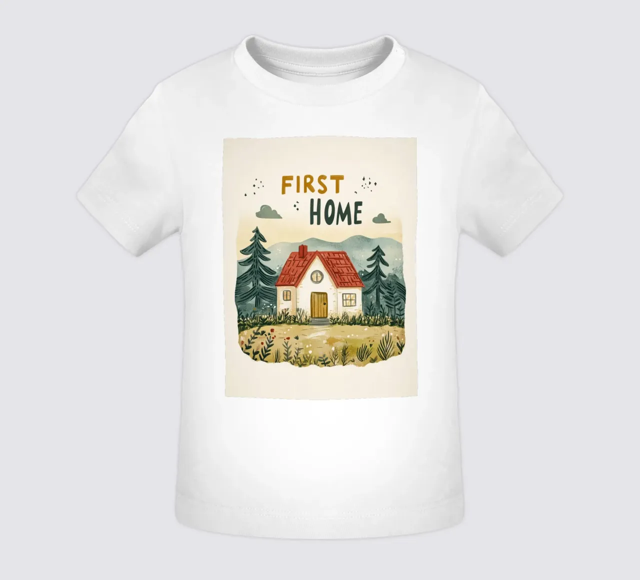 First Home (Version 2) maglietta neonato da treechild