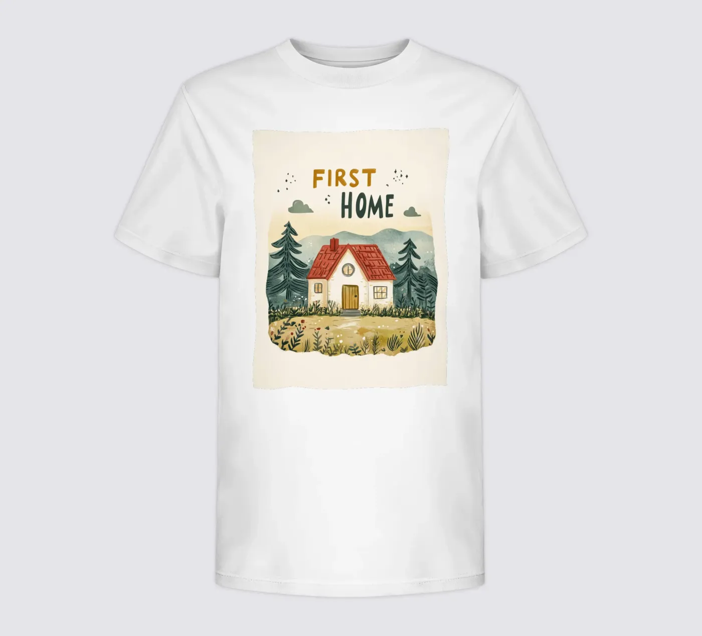 First Home (Version 2) kids t-shirt by treechild