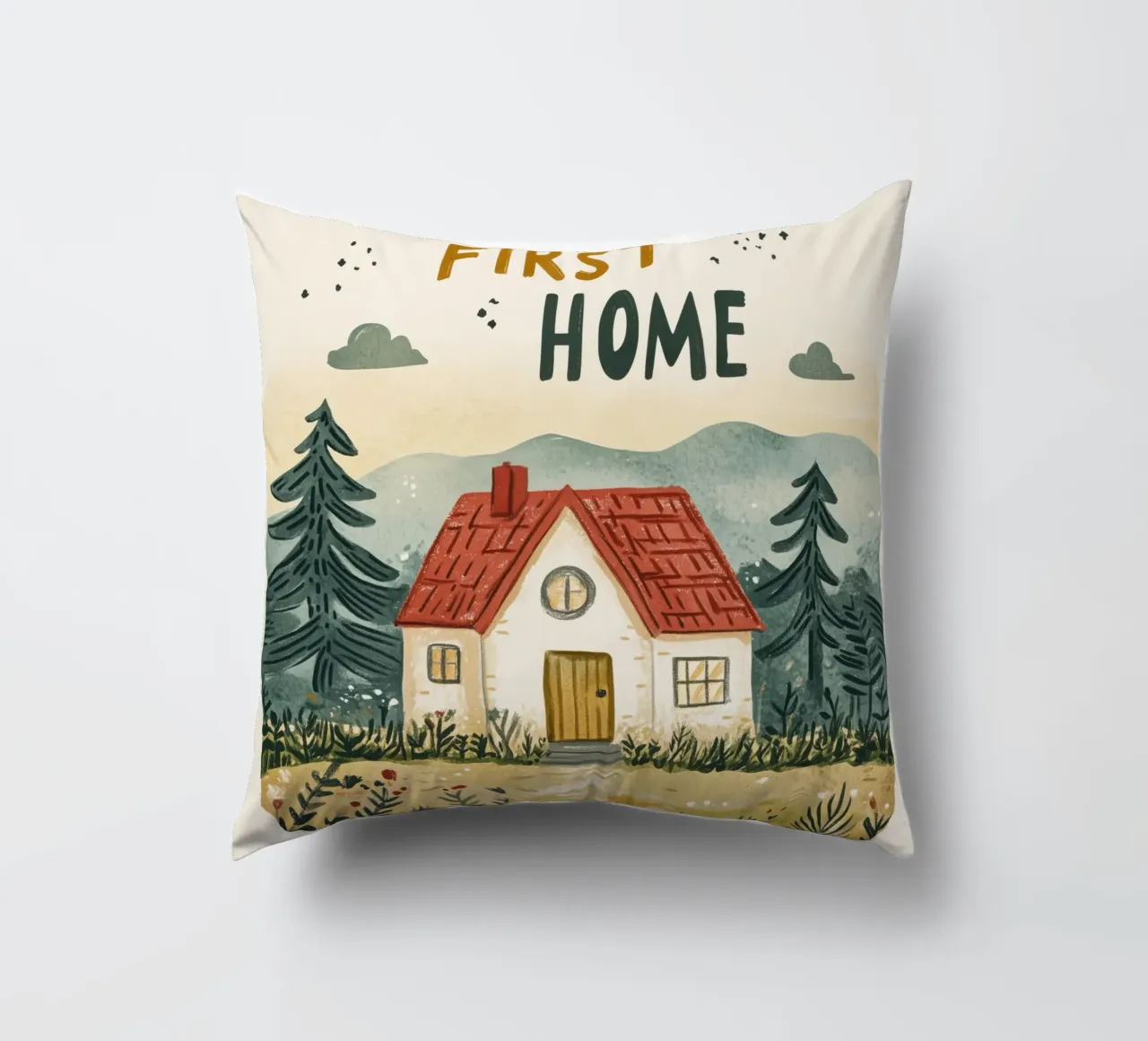 First Home (Version 2) cuscino da treechild