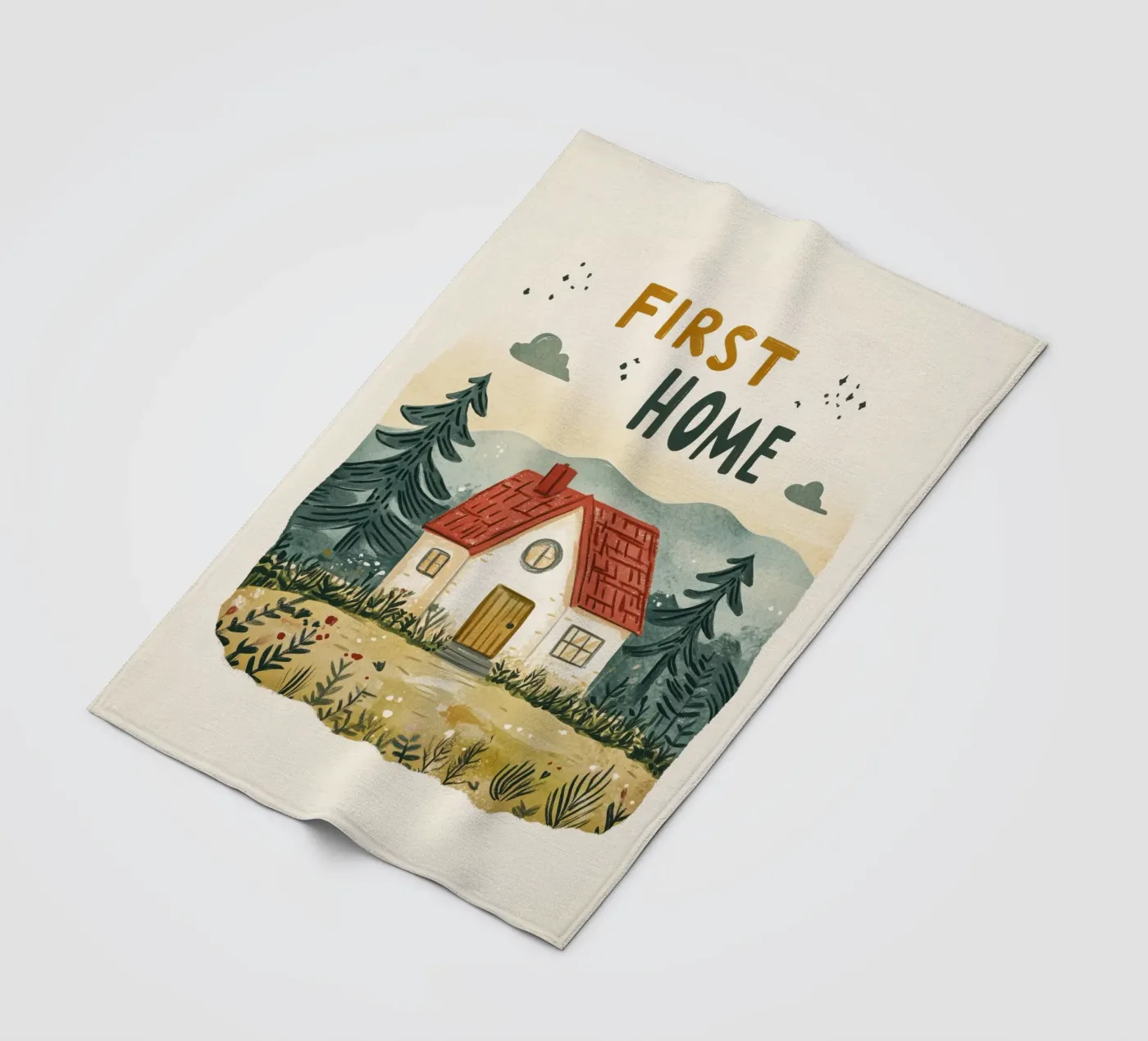 First Home (Version 2) plaid polaire de treechild