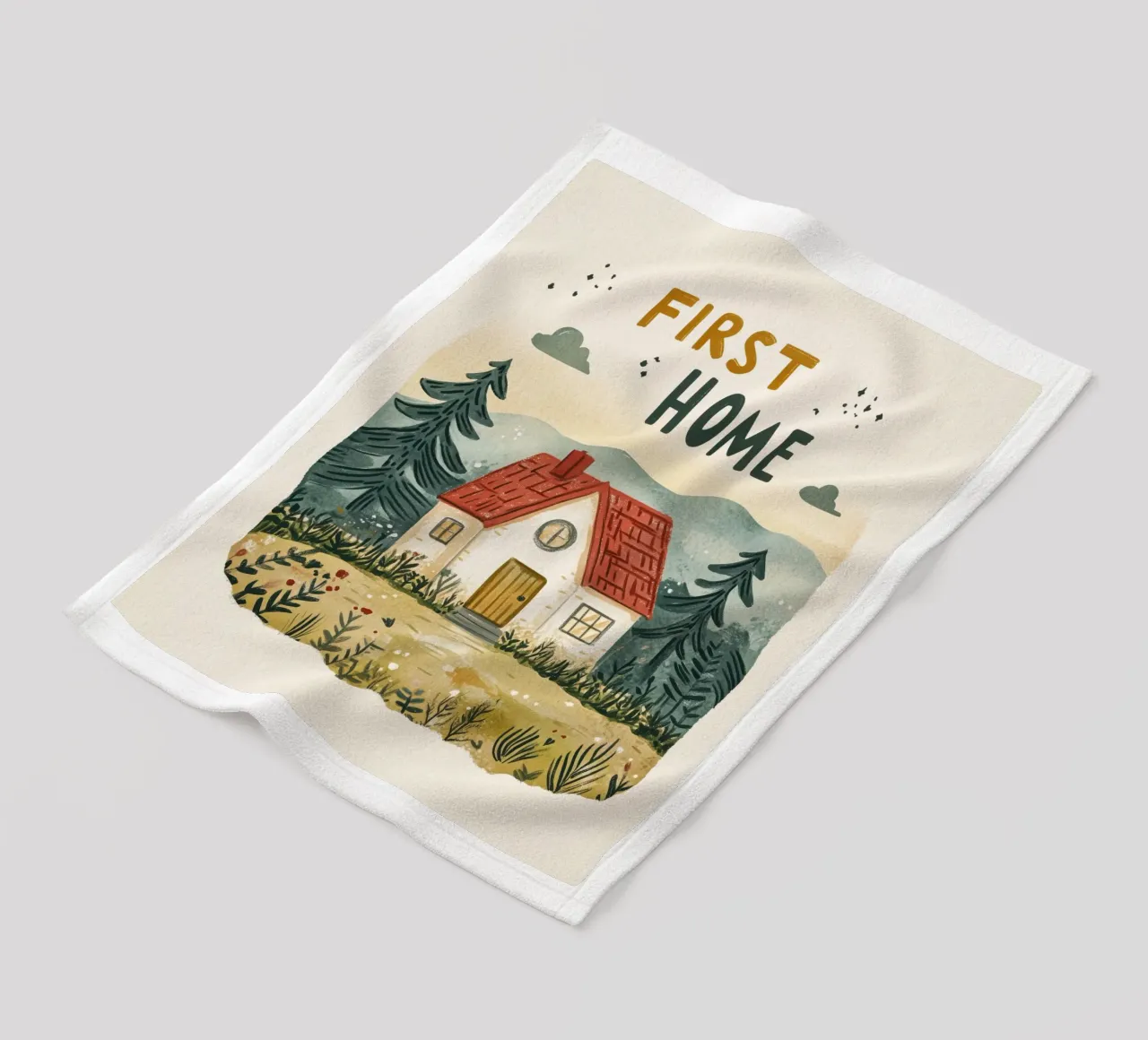 First Home (Version 2) Fleecedecke von treechild