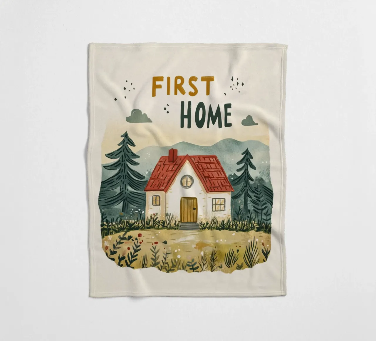 First Home (Version 2) Fleecedecke von treechild