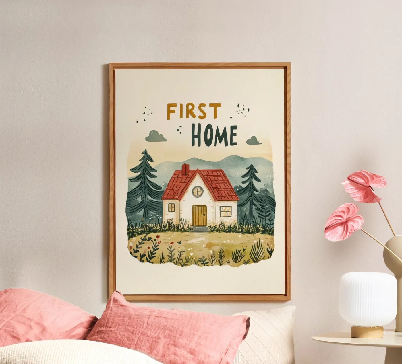 First Home (Version 2) alluminio dibond da treechild