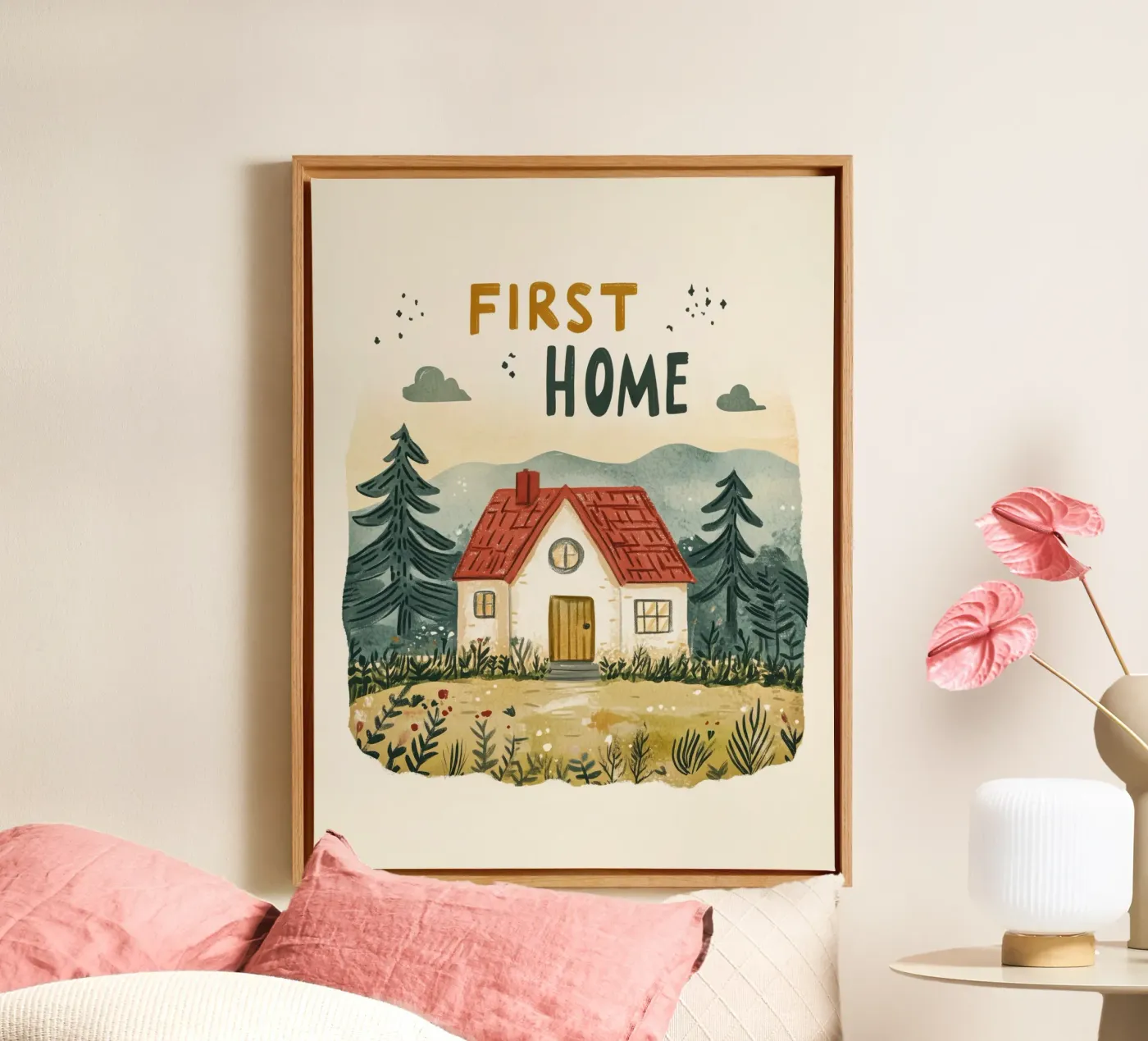 First Home (Version 2) canvas van treechild