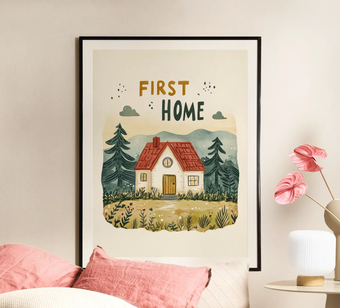 First Home (Version 2) poster de treechild
