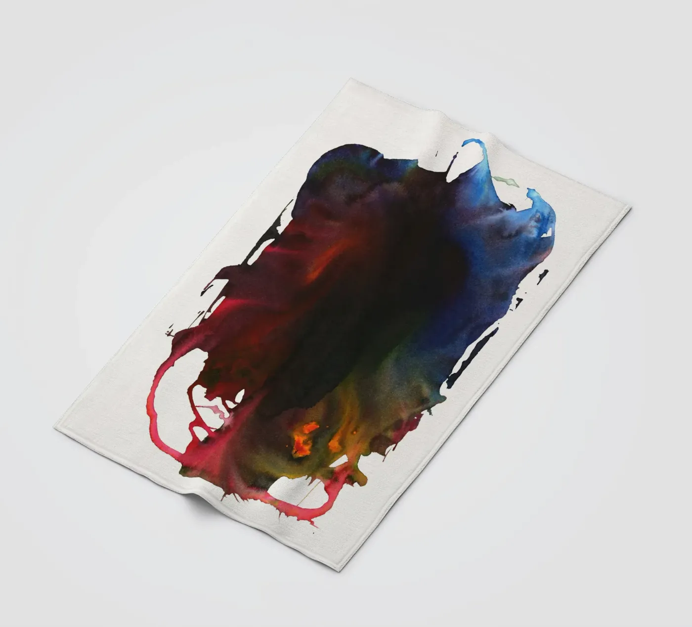 Liquid Rainbow Fleecedecke von STUDIO LEEMO