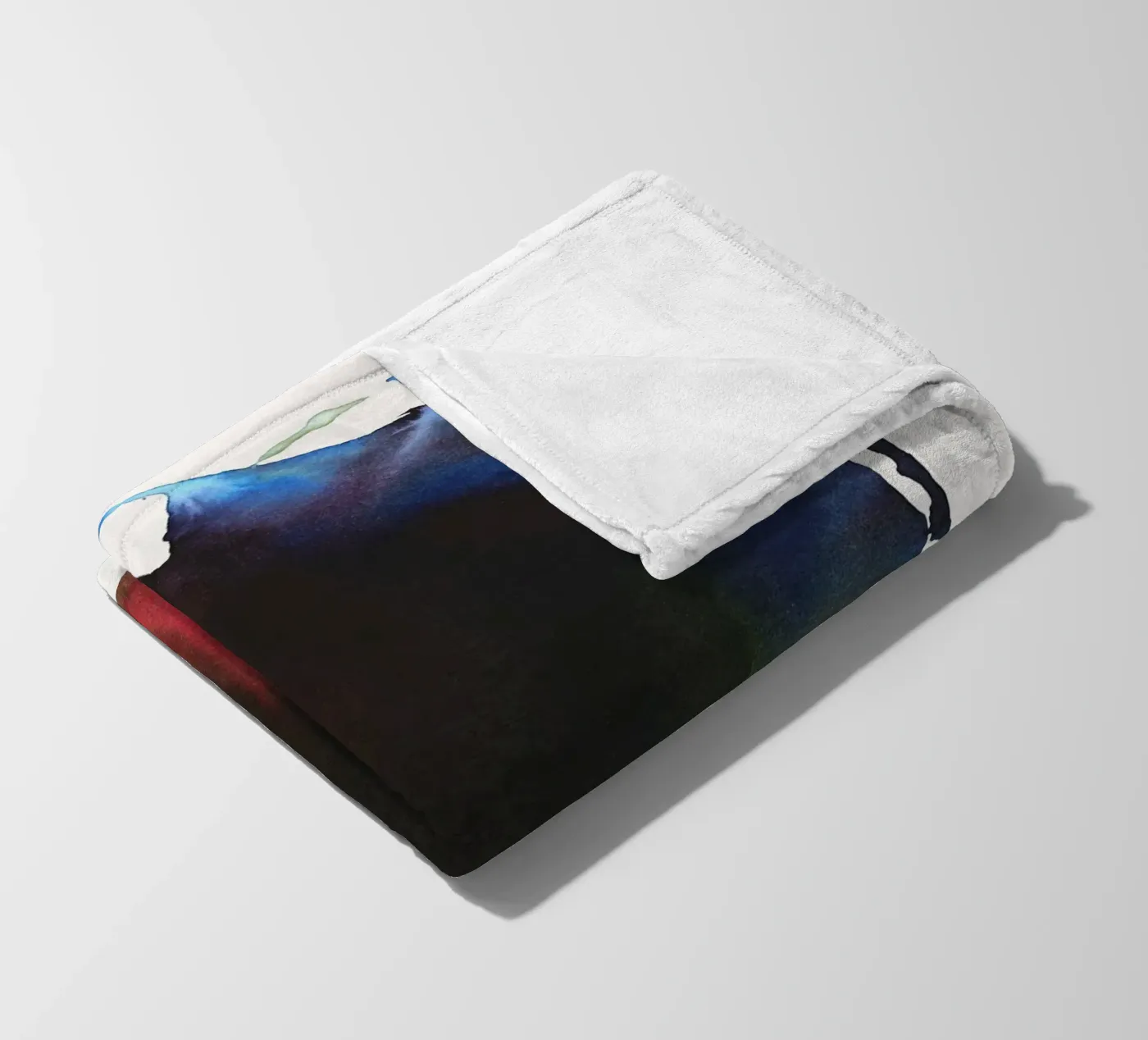 Liquid Rainbow Fleecedecke von STUDIO LEEMO