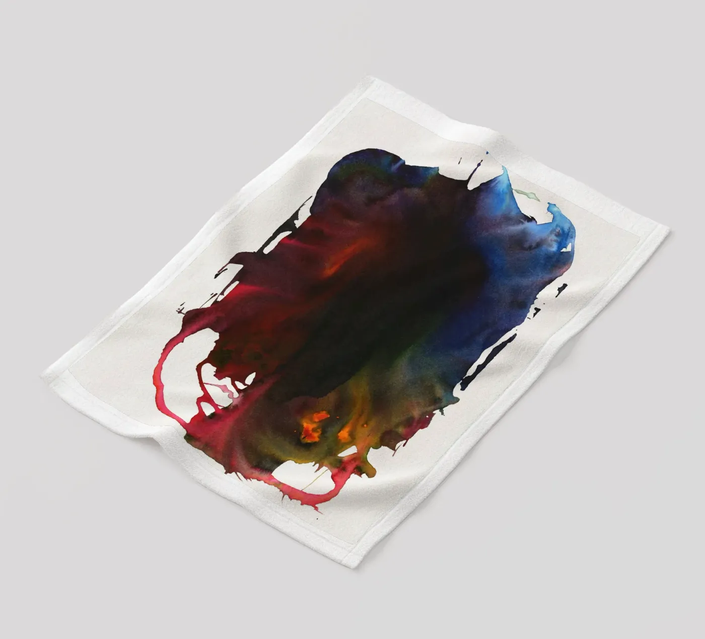 Liquid Rainbow Fleecedecke von STUDIO LEEMO