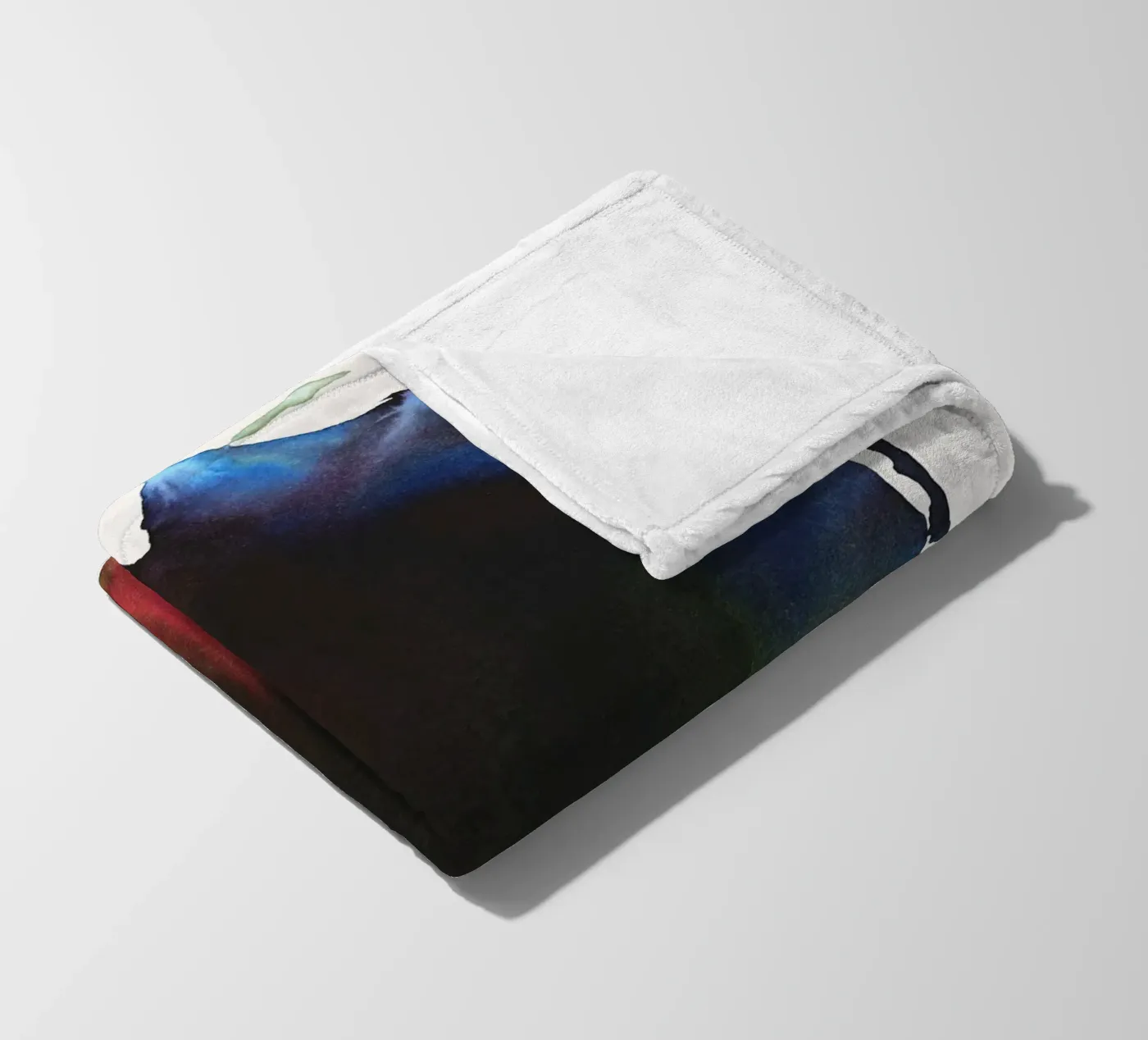 Liquid Rainbow Fleecedecke von STUDIO LEEMO