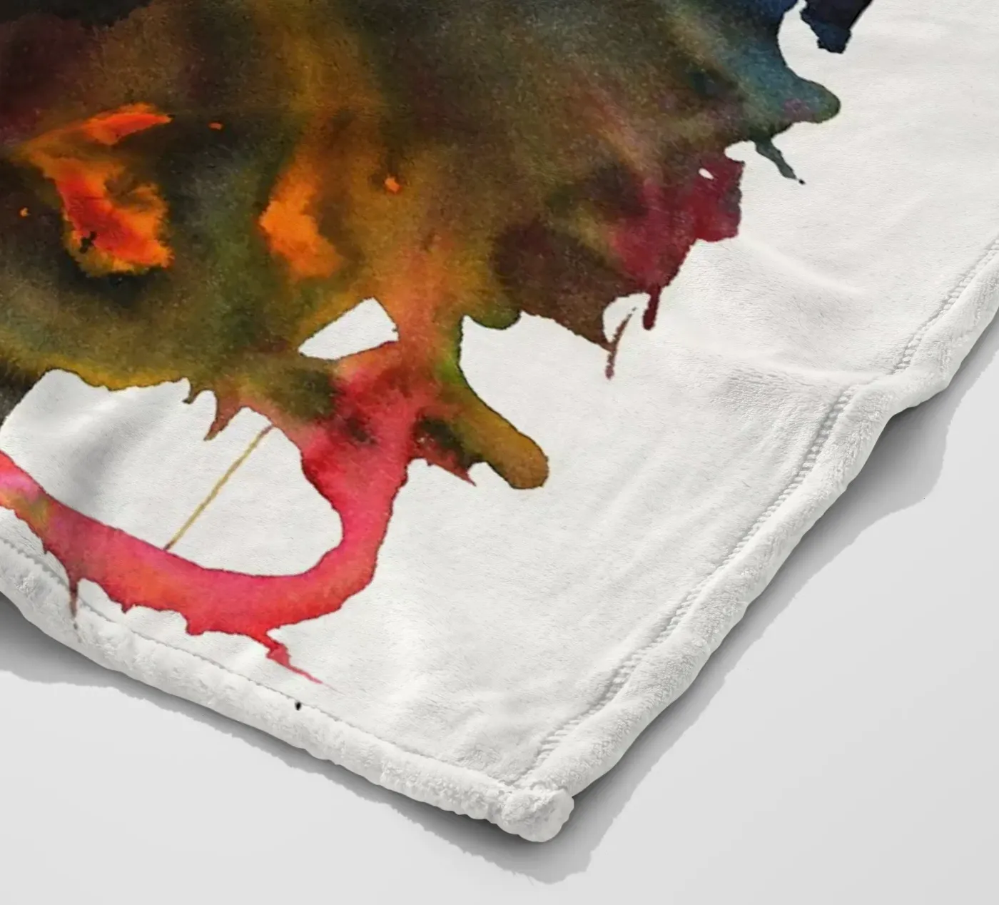 Liquid Rainbow Fleecedecke von STUDIO LEEMO