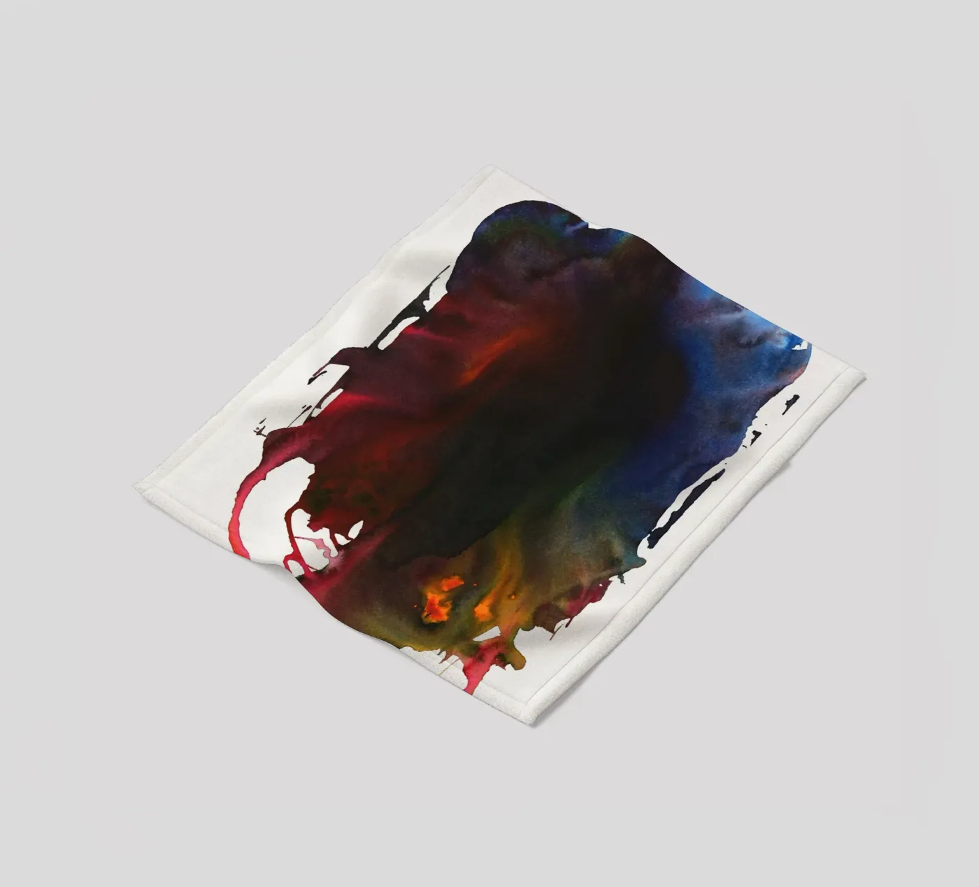 Liquid Rainbow Fleecedecke von STUDIO LEEMO