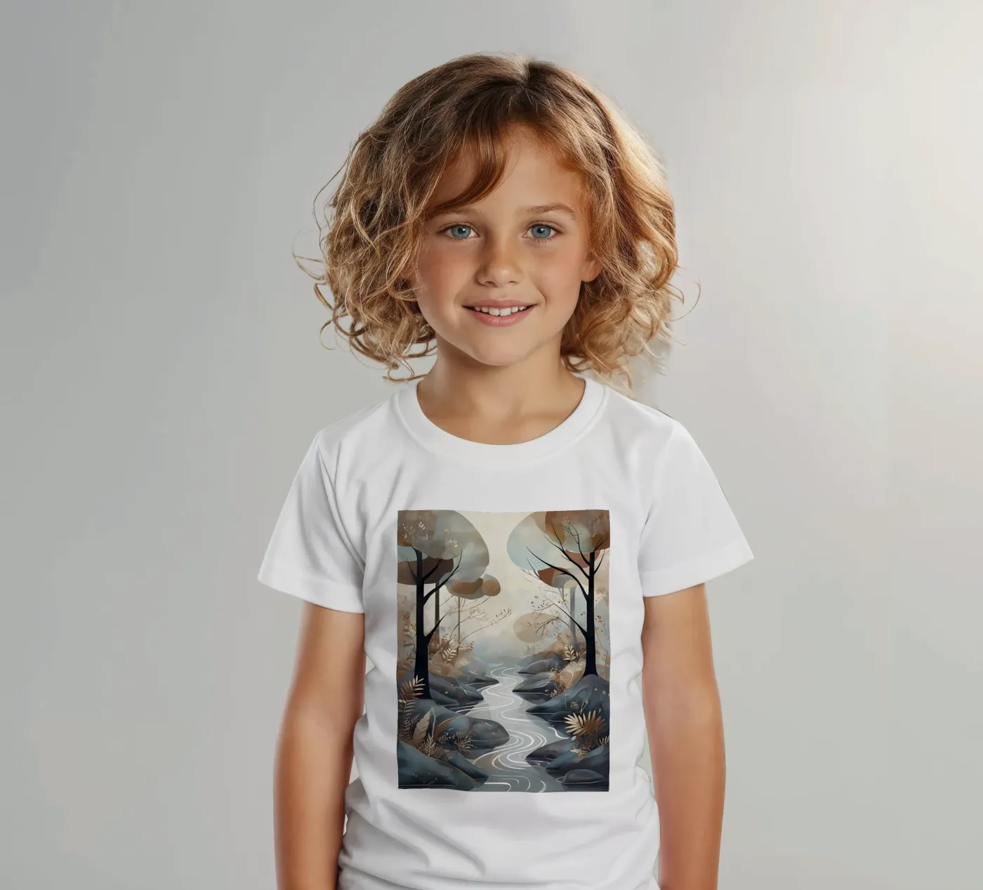 Sereno Streamside t-shirt bambini da Artistic-shop