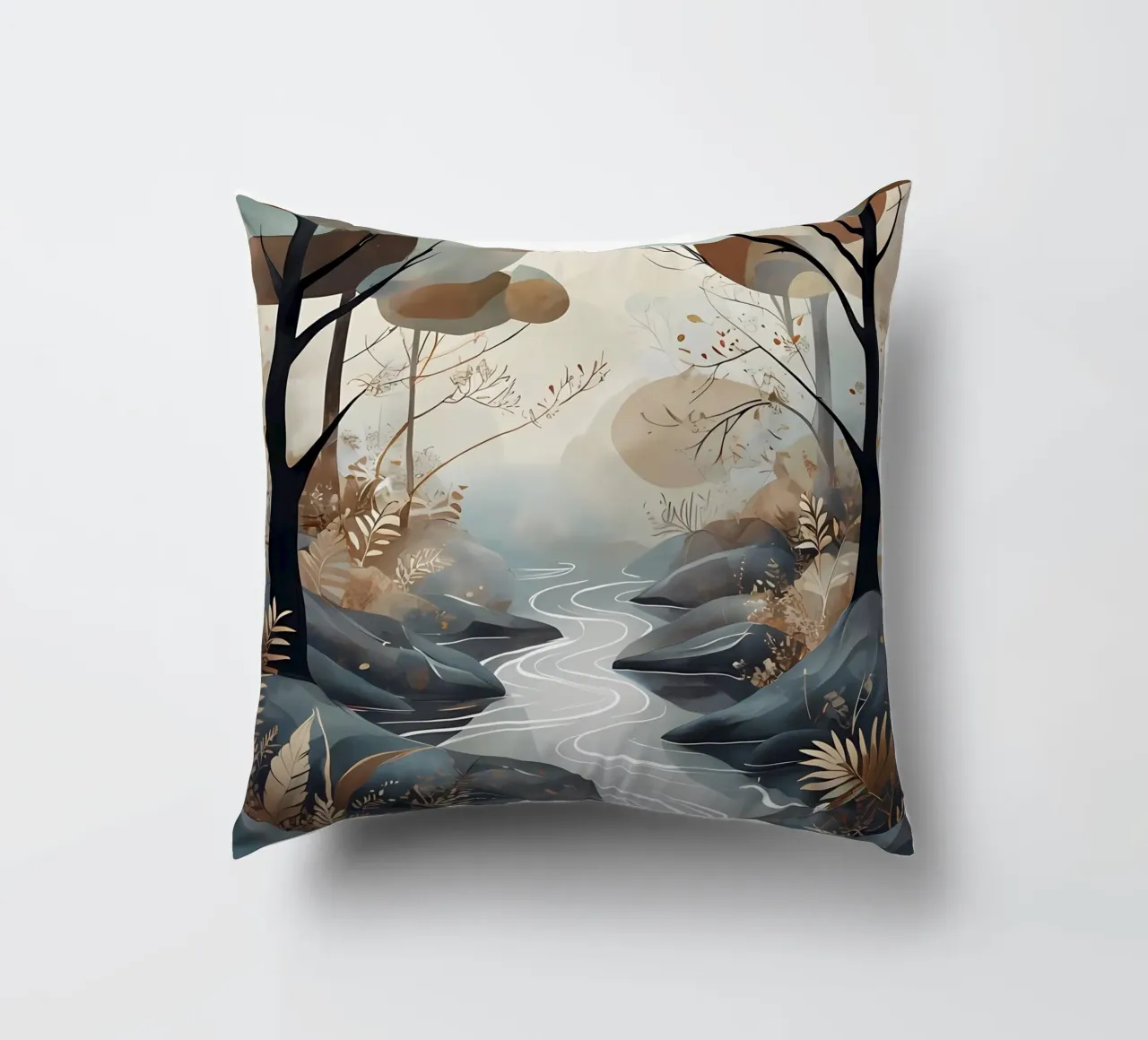 Sereno Streamside cuscino da Artistic-shop