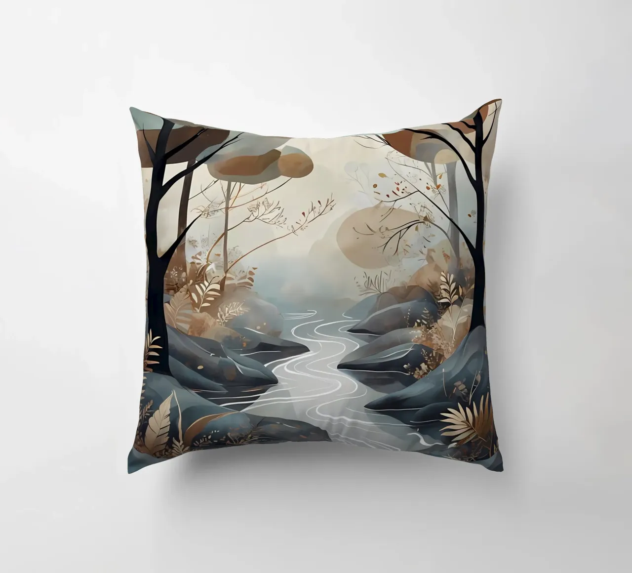 Sereno Streamside cuscino da Artistic-shop