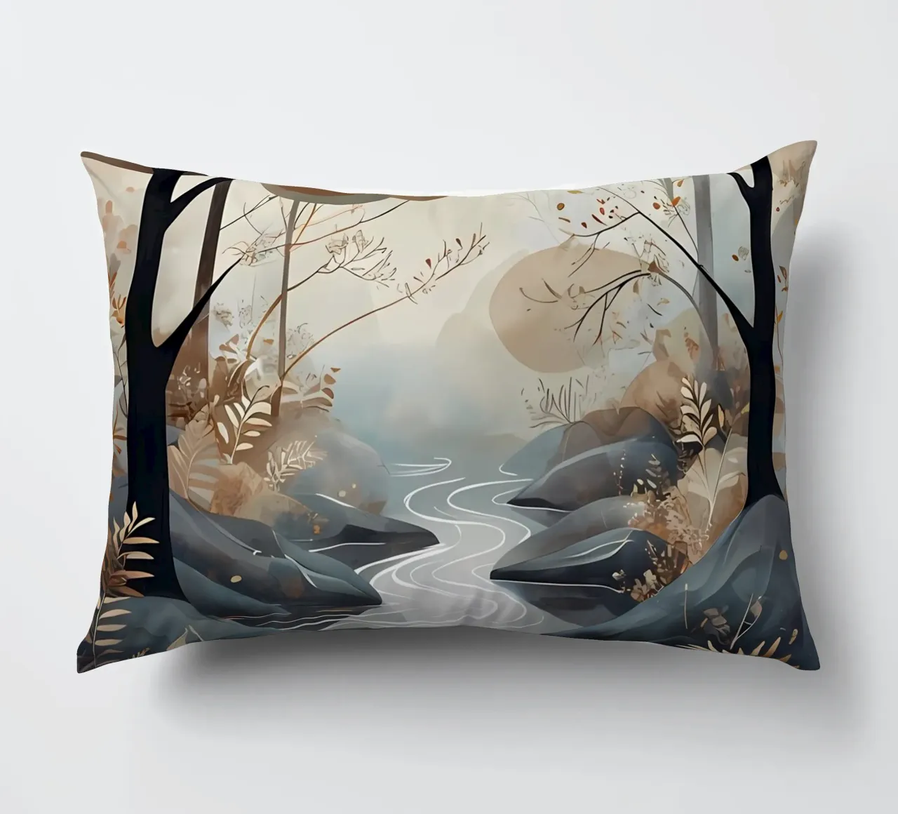 Sereno Streamside cuscino da Artistic-shop