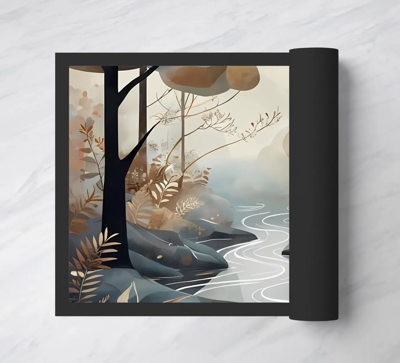 Serene Streamside deurmat van Artistic-shop