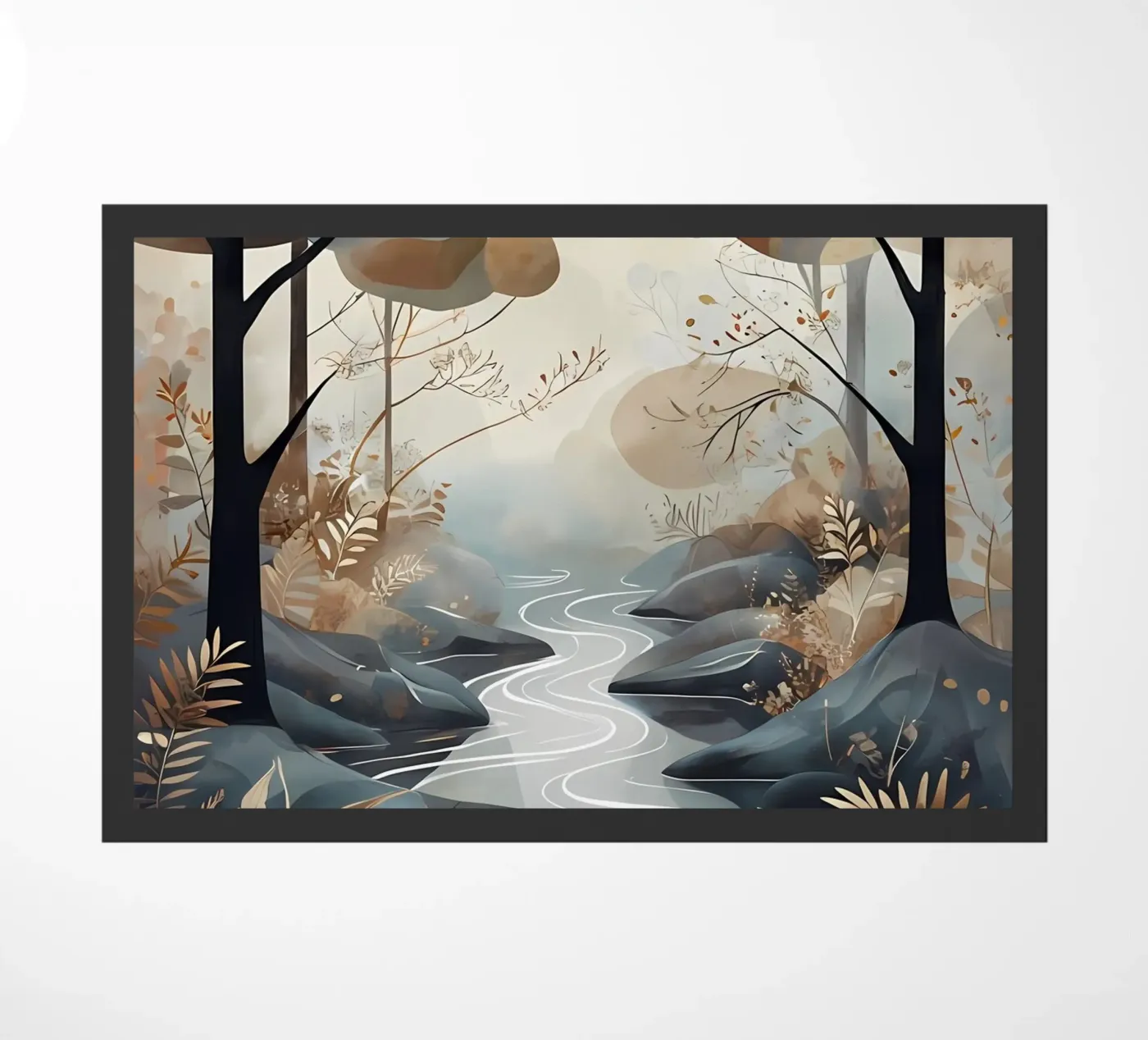 Serene Streamside deurmat van Artistic-shop