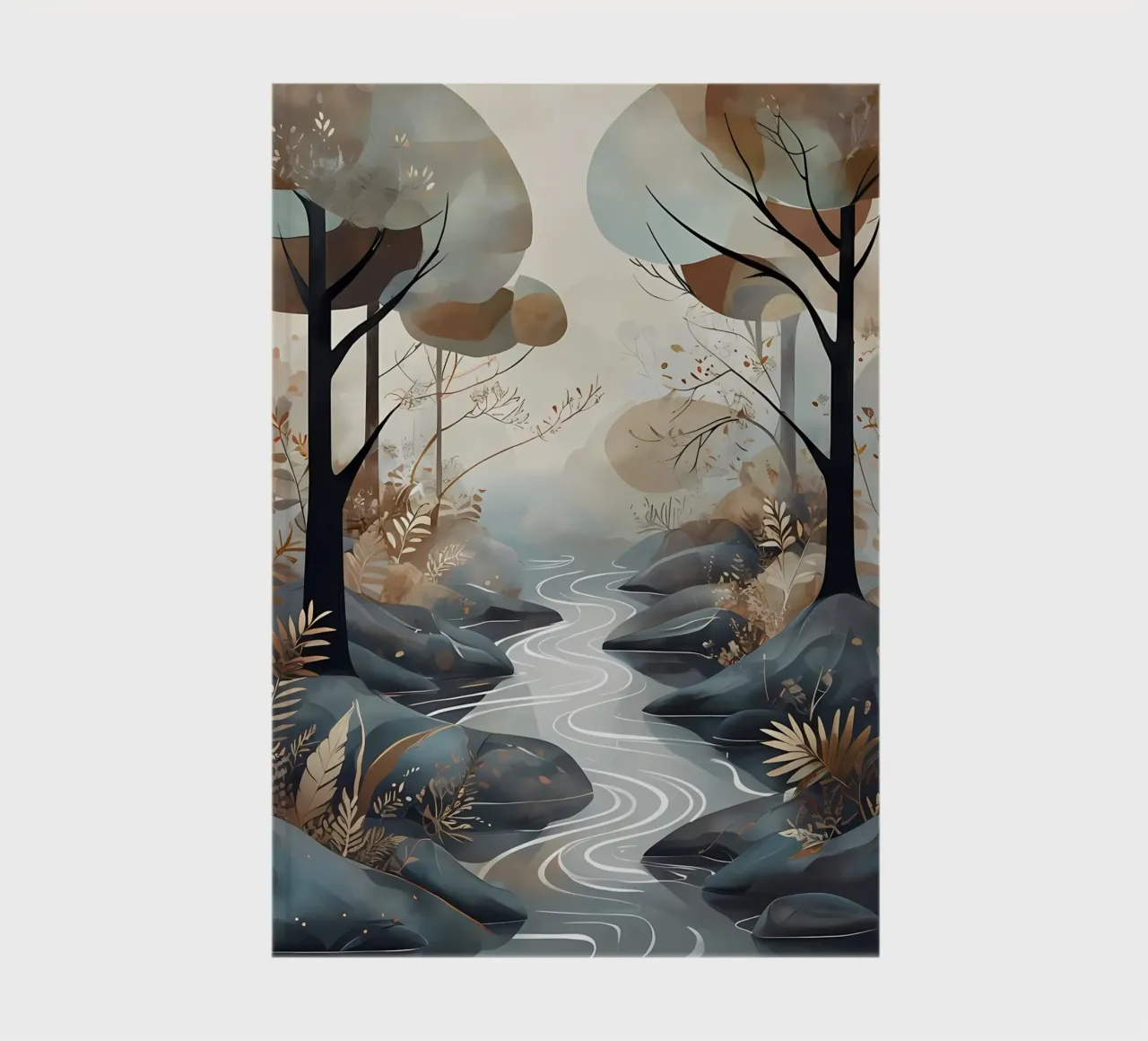 Serene Streamside notebook by Artistic-shop